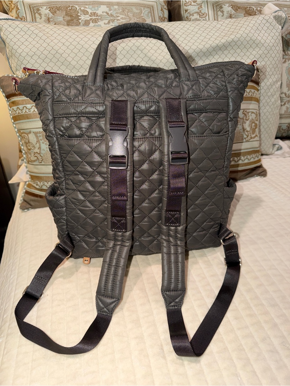 MZ Wallace Metro Utility Backpack in Magnet - Picture 5 of 16